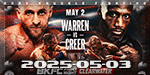 BKFC Fight Night Clearwater - Warren vs. Creer - May 2