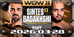 WOW 28 Barcelona - Sintes vs. Badakhshi - Mar 28